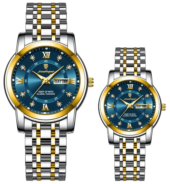 Комплект часов для пары Poedagar Unique Couple (женские и мужские) 2 шт. Киев - изображение 1