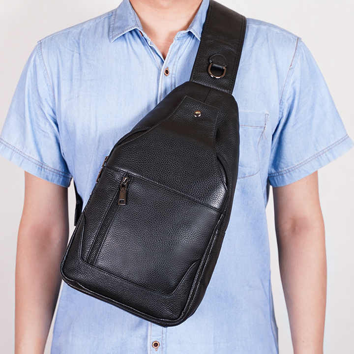Сумка кобура наплечная, Кожаная сумка кросс-боди мужская легкая через плечо GT-93 Львов - изображение 13