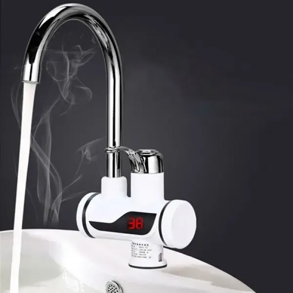 Нижнее Проточный водонагреватель с LCD экраном , водонагреватель, кран нагреватель воды Коломия - фото 1