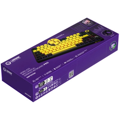 Клавіатура Lorgar KBP7075W Pro RGB Wireless/Bluetooth/USB UA Black/yellow (LRG-KBP7075W-YL-US) Вінниця - фото 9