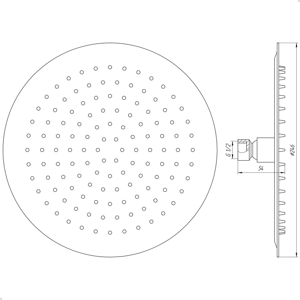 Душова лійка Globus Lux ST-0250-R Тернополь - изображение 5