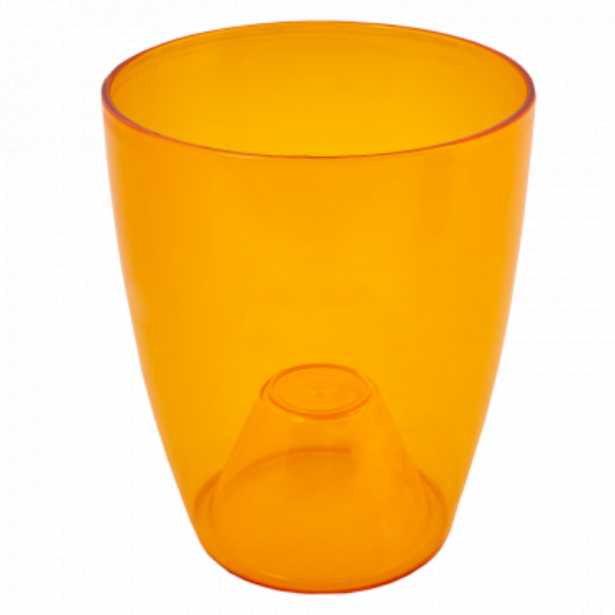 Вазон Орхідея 15*17см бурштиновий Алеана Житомир - фото 1