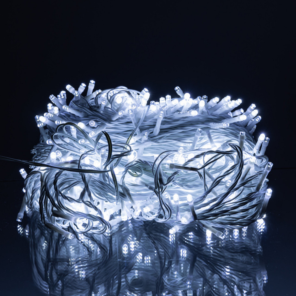Garlando Гірлянда Різдвяна фея вулична 50 м 500 LED білий провід Білий CF500L50MWW Коломия - фото 1