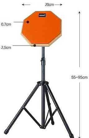Тренувальний пед тренировочный со стойкой, барабанный пэд. Харьков