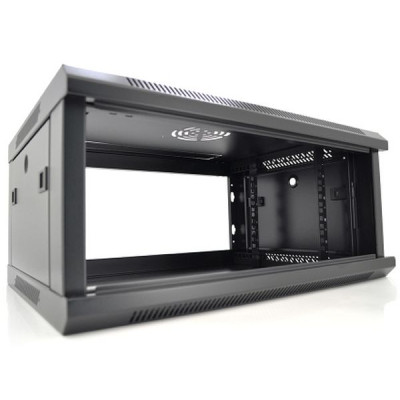 Шкаф настенный Merlion 4U 19" 600*450*279 (Ш*Г*В)мм, black (Ml3-6404 / 23523) Винница - изображение 2