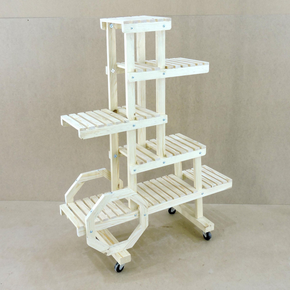 Підставка для квітів "Муліно" на коліщатках бланже Миколаїв - фото 2