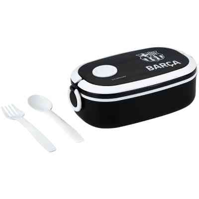 Ланч-бокс детский Kite FC Barcelona, 900 мл, чорний (BC25-1180) Винница