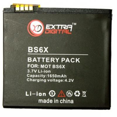 Аккумуляторная батарея Extradigital Motorola BS6X (1650 mAh) (DV00DV6134) Винница - изображение 1