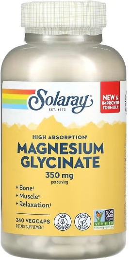 Магній гліцинат Solaray Magnesium Glycinate 350mg 240 vcaps Киев - изображение 1