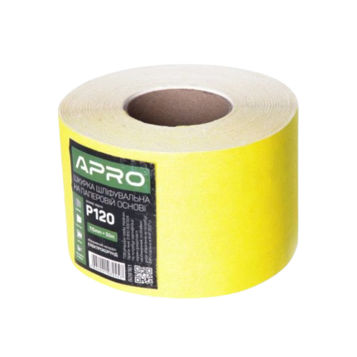 Папір шліфувальний 115мм*50м Р120 APRO Житомир - фото 3