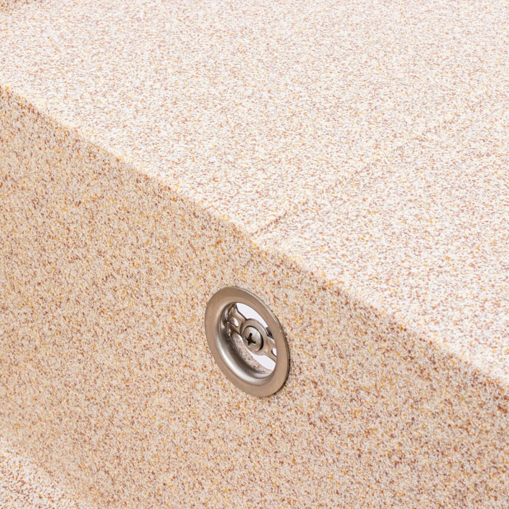 VALESO Гранітна мийка для кухні VALESO SOLID 7843 матова Карамель Коломия - фото 6