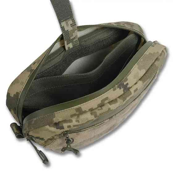 Сумка-напашник M Kiborg GU Cordura Pixel. Сумка напашник пиксель с велкро панелью Киев