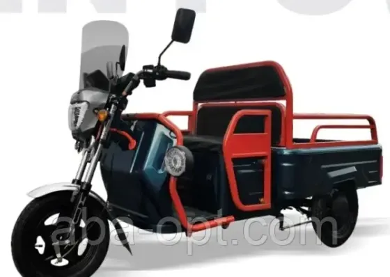 Електричний вантажний трицикл CARGO-11 1000W-60V-32Ah шини 12"/12" купити в інтернет-магазині дешево Одеса