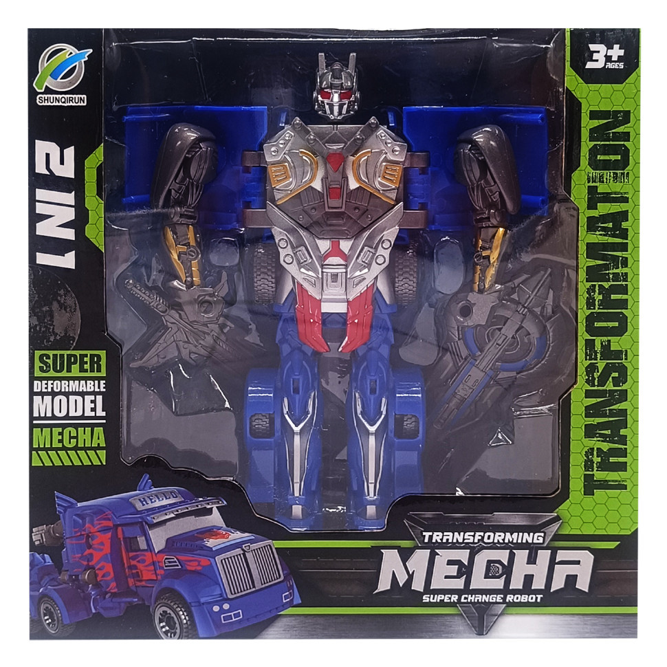 Машинка-трансформер «Transforming Mecha» 168-22 Синій Вінниця - фото 1