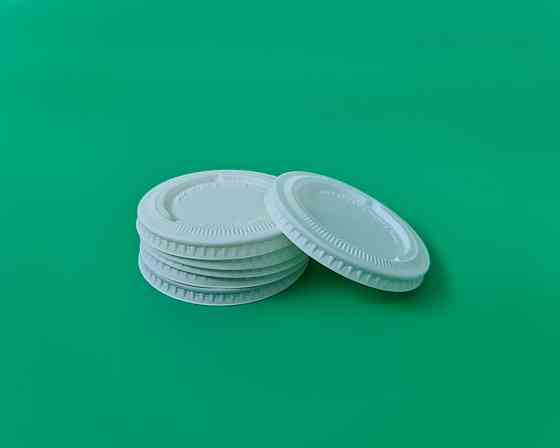 Крышка биоразлагаемая для стакана (соусника) 110 мл (кукурузный крахмал) (50 шт) Харьков