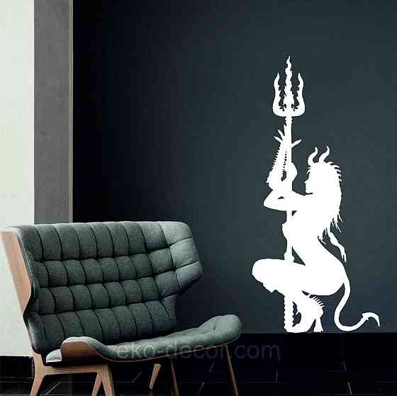 Декоративне настінне Панно «Дівчина Дияволиця», Декор на стіну Київ