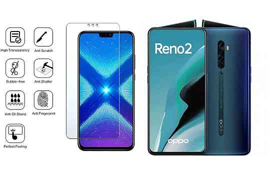 Захисне скло NeoGlass для OPPO Reno2, OPPO Reno2 Z – надпрозоре та стійке Київ