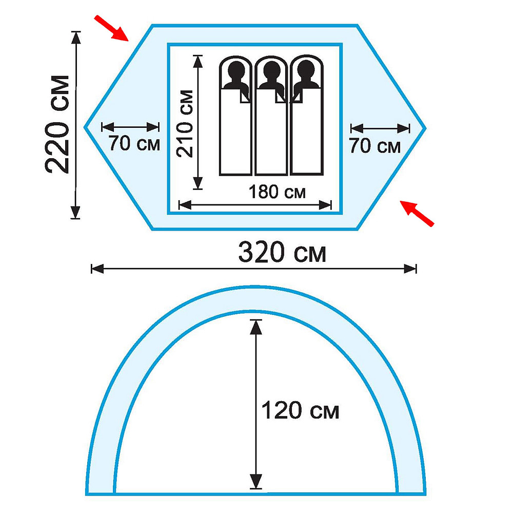Палатка Tramp Scout 3 (v2) Киев - изображение 8