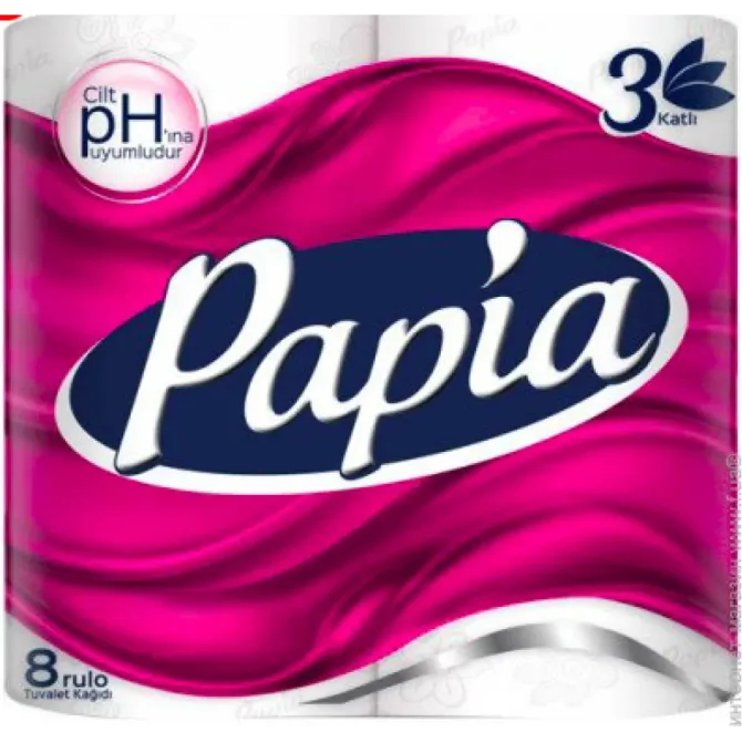 Туалетная бумага PAPIA трехслойная 8 шт Львов - изображение 1