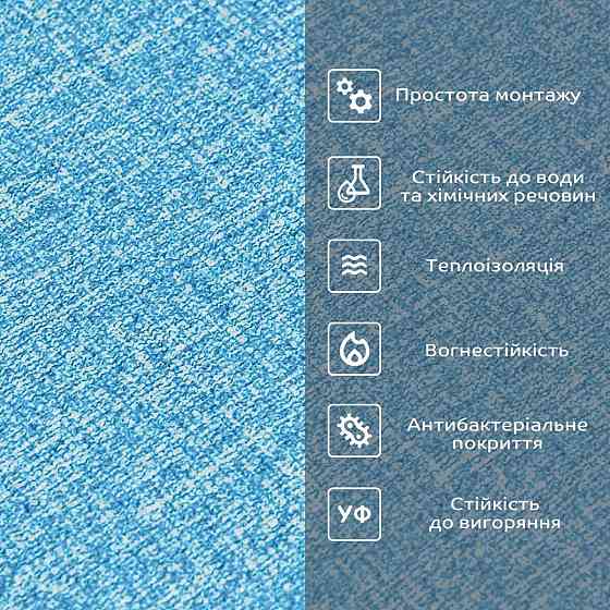 Самоклеючі шпалери 2800х500х1,5мм Блакитний з білим YM-03 BLUE WHITE SW-00001326 Київ