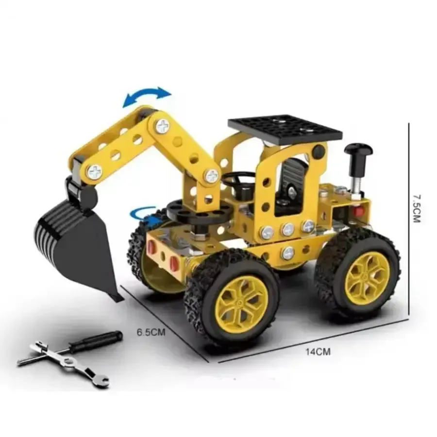 Детский конструктор инженерная машинка YK667 112 pcs Коломыя - изображение 2