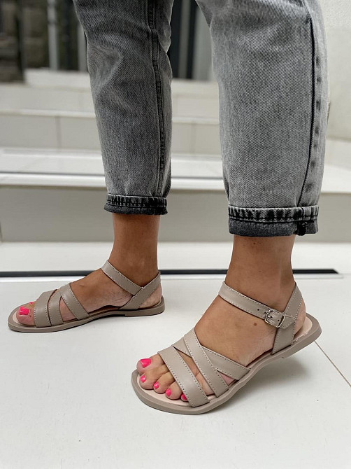 Rosta Босоніжки жіночі ROSTA 1044 бежеві (літо, шкіра натуральна) (5144) Коломия - фото 10