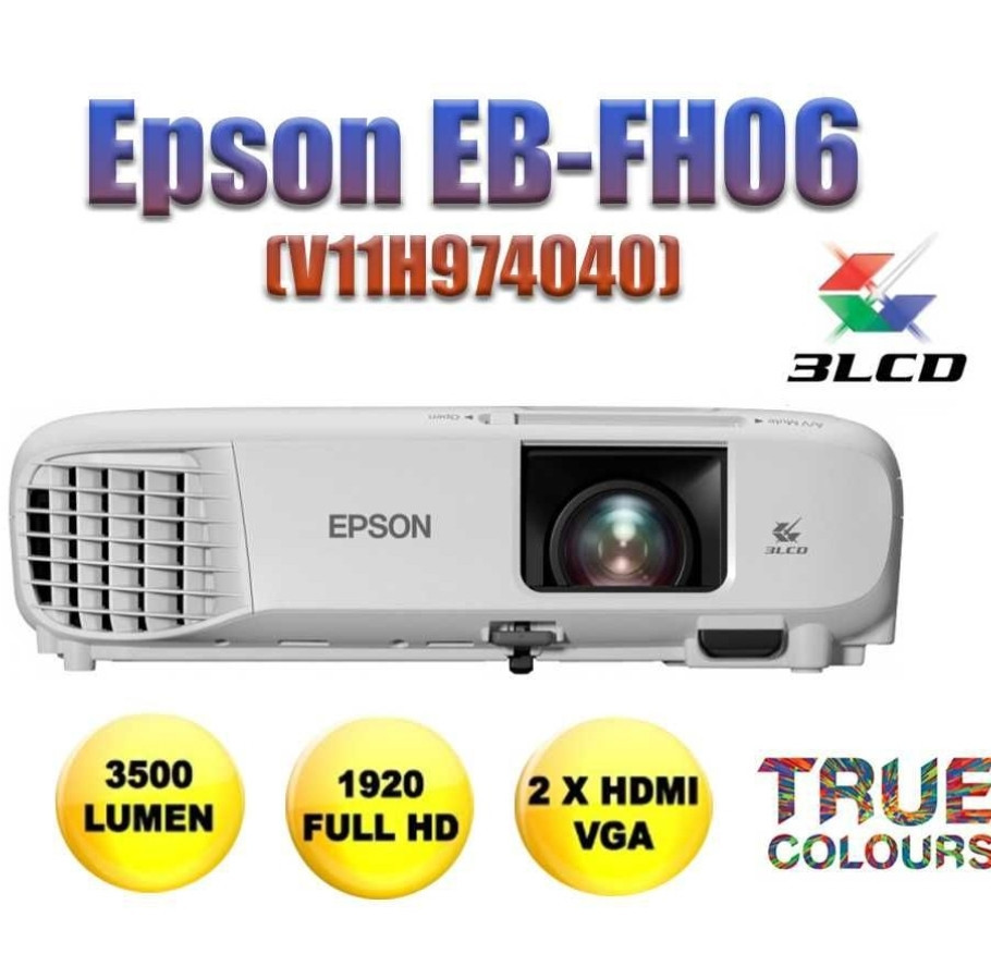 Мультимедійний проєктор: Epson EB-FH06 (V11H974040) Київ - фото 1
