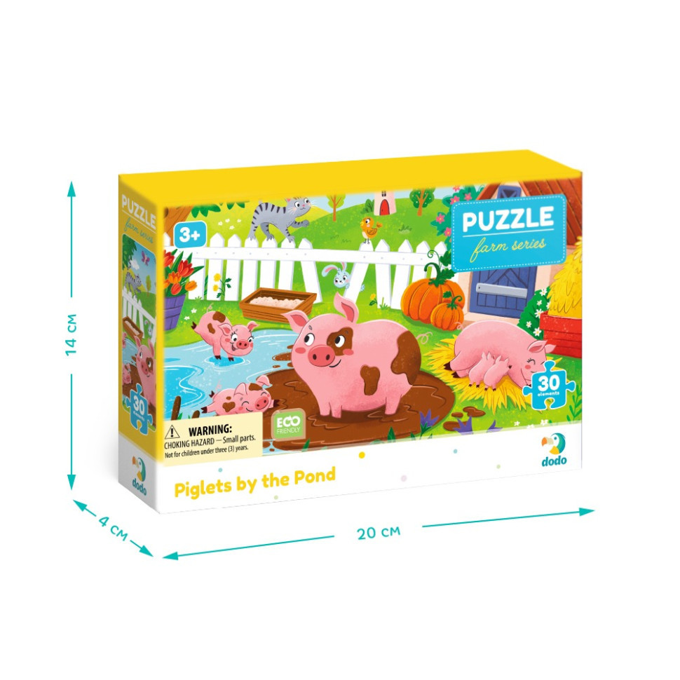 Дитячий пазл "Поросята біля ставка" 300682, 30 елементів Вінниця - фото 5