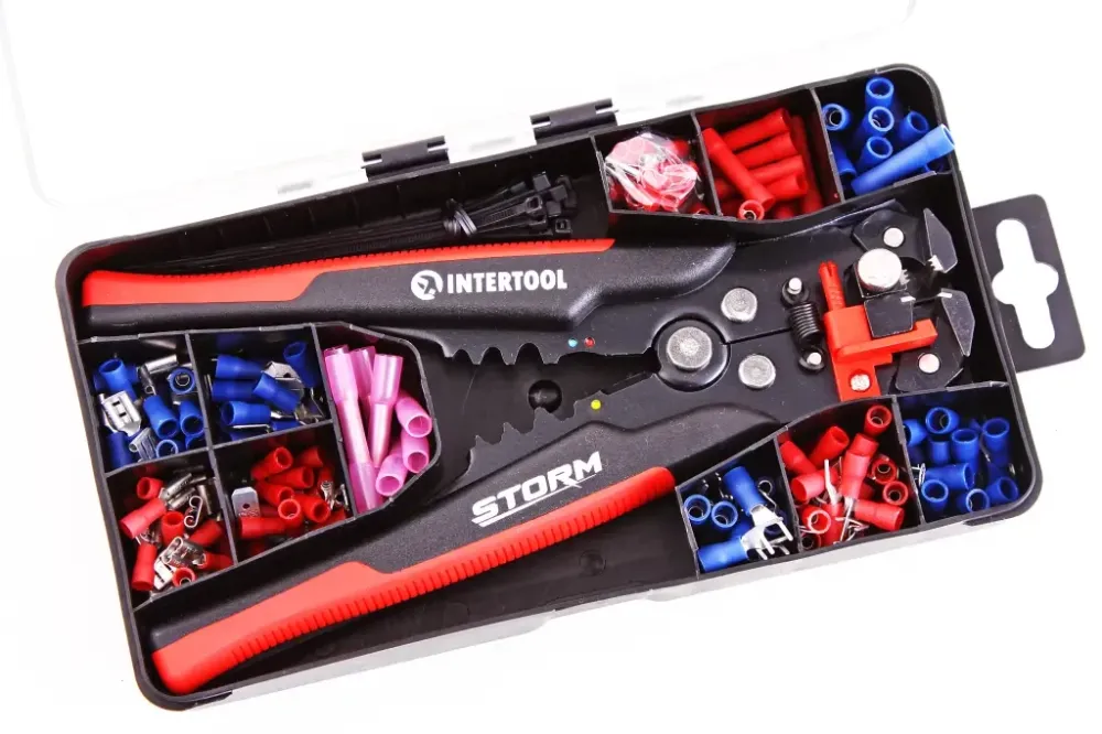 Знімка ізоляції автоматичною 200мм Intertool Storm з набором обтиснених клем Вінниця - фото 1