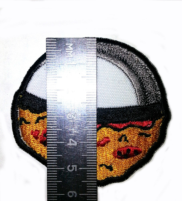 Аппликация молодежная Пицца-Покемон на одежду / декоративный вышитый патч / нашивка на сумки и рюкза Запорожье - изображение 3