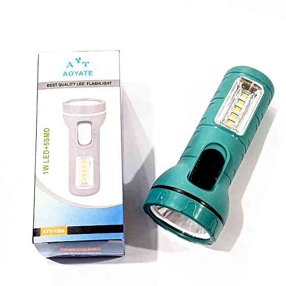Ліхтар ручний AYT-1588, 2xR6, AA,COB Дніпро