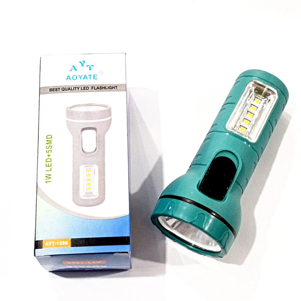 Ліхтар ручний AYT-1588, 2xR6, AA,COB Дніпро - фото 1