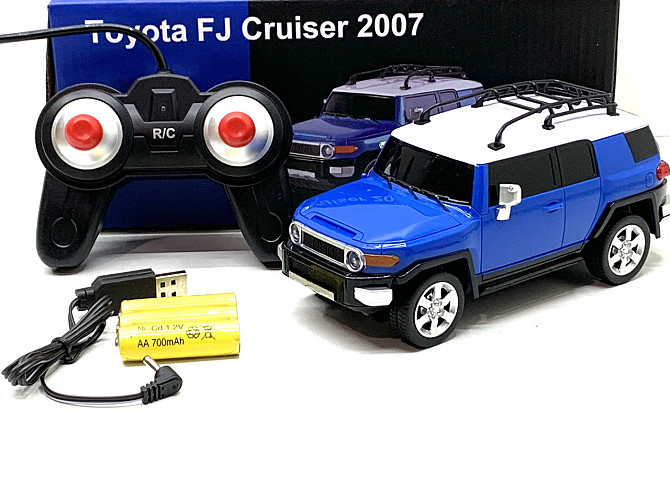 Машина TOYOTA FJ CRUISER на пульті керування Синя (27055) Чернігів - фото 9