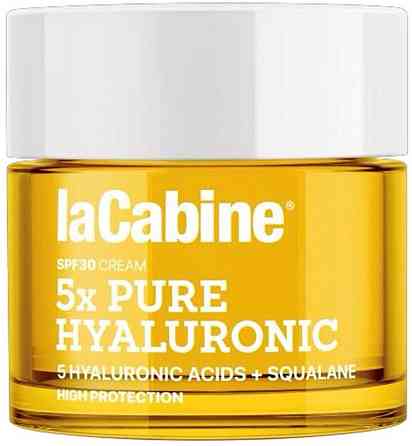 Зволожуючий крем проти зморшок з 5 гіалуроновими кислотами та SPF30 5xPure Hyaluronic SPF30 LaCabine, 50 мл Дніпро