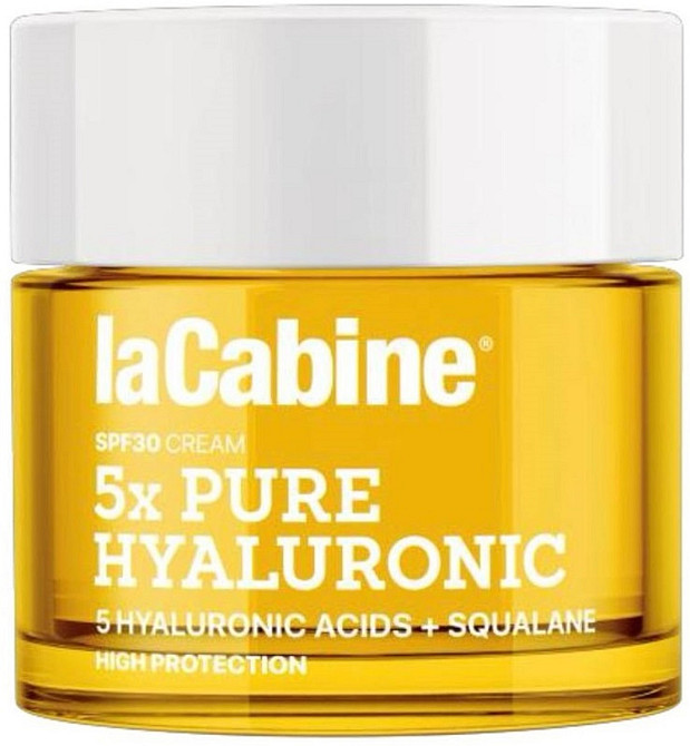 Зволожуючий крем проти зморшок з 5 гіалуроновими кислотами та SPF30 5xPure Hyaluronic SPF30 LaCabine, 50 мл Дніпро - фото 1