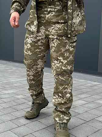 Демісезонний чоловічий армійський костюм soft shell, військова форма ЗСУ піксель, штурмовий бойовий комплект Львів