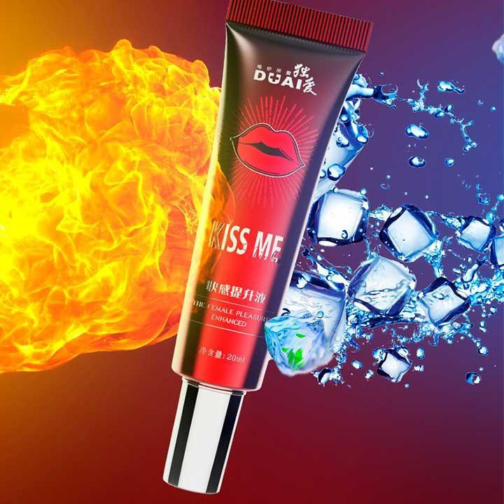 Женский возбуждающий гель Dual Kiss Me 20 мл. – Интимная смазка Винница - изображение 8