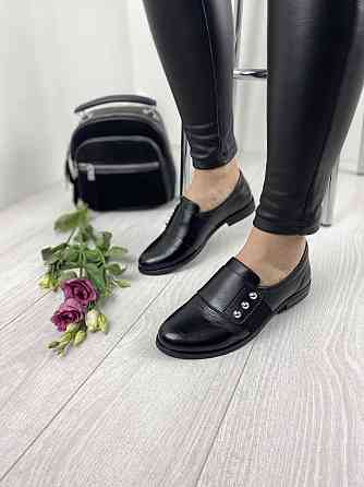 MILLI GOLD Туфлі жіночі MILLI GOLD 359-1705 чорні (весна-осінь, шкіра натуральна) (3307) Коломия