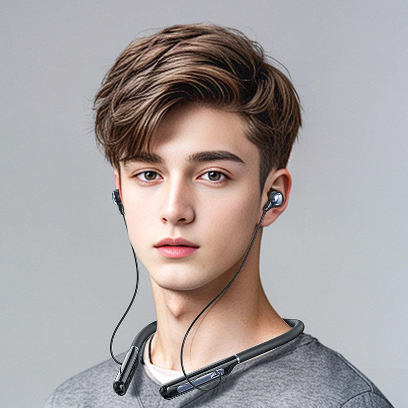 Бездротові навушники ACEFAST N5 neck hanging wireless earphones Black Одеса - фото 5