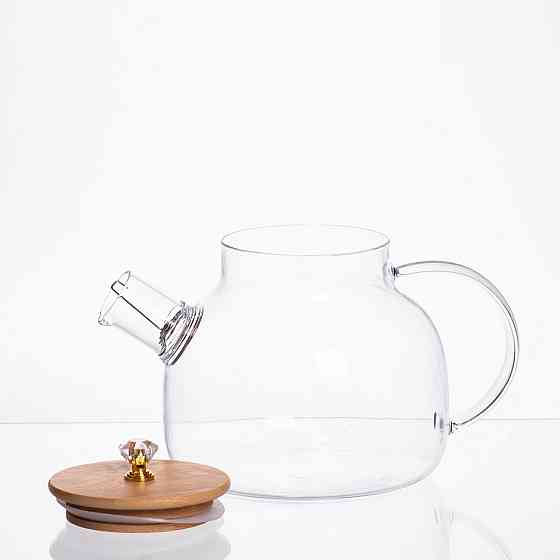 Чайний набір з товстого скла на 4 персони, 5 предметів Київ