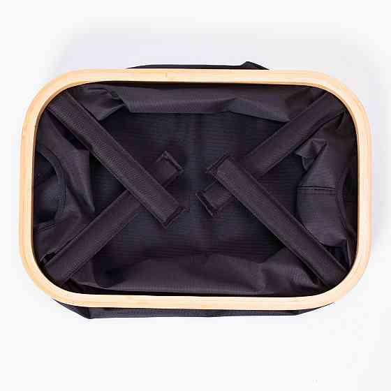 Yiwu Органайзер для зберігання речей 38×26×18 (см) з бамбуковою рамою 8 (л) HP-41-20 Коломыя