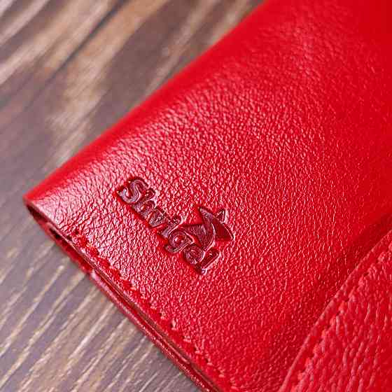 Женское небольшое кожаное портмоне Красный (SHVIGEL) Киев