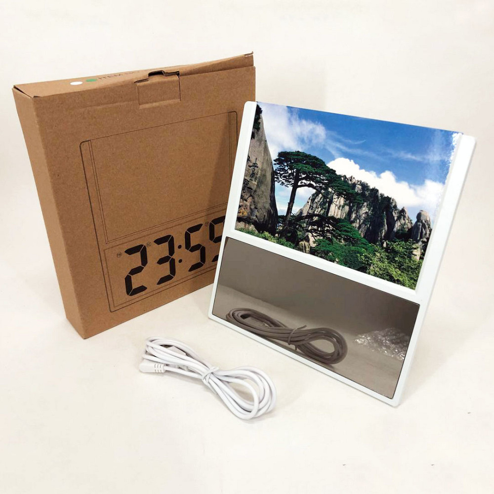 Настільний годинник з яскравими цифрами, Настільний годинник з електронною індикацією KR-21 Львів - фото 15