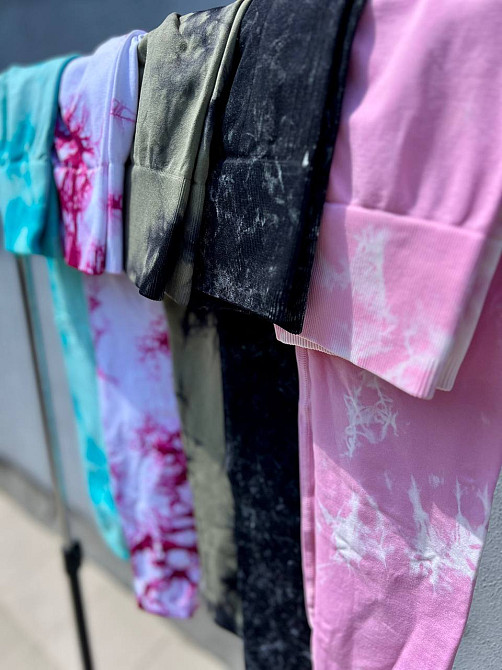 Лосины женские LADY HUREM 18160 мраморные пуш-ап широкий пояс утягивающие хаки, хаки, S-M Киев - изображение 20