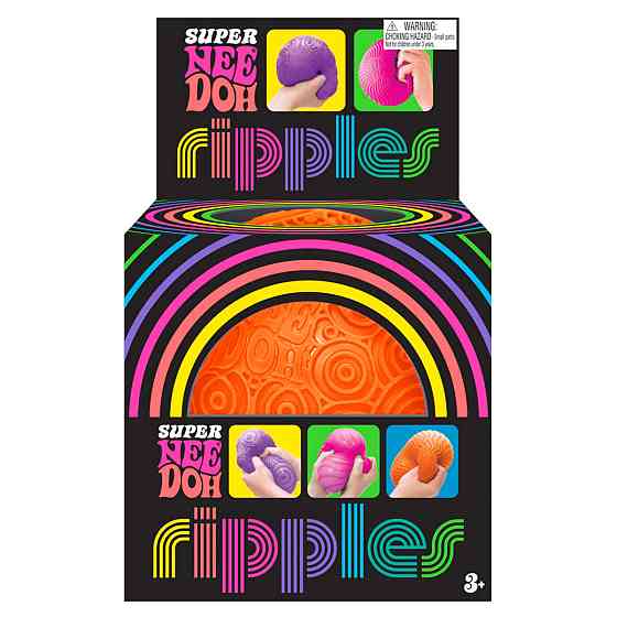 Іграшка-антистрес NeeDoh серії Super – Яскраві кружальця (помаранчевий) Дніпро