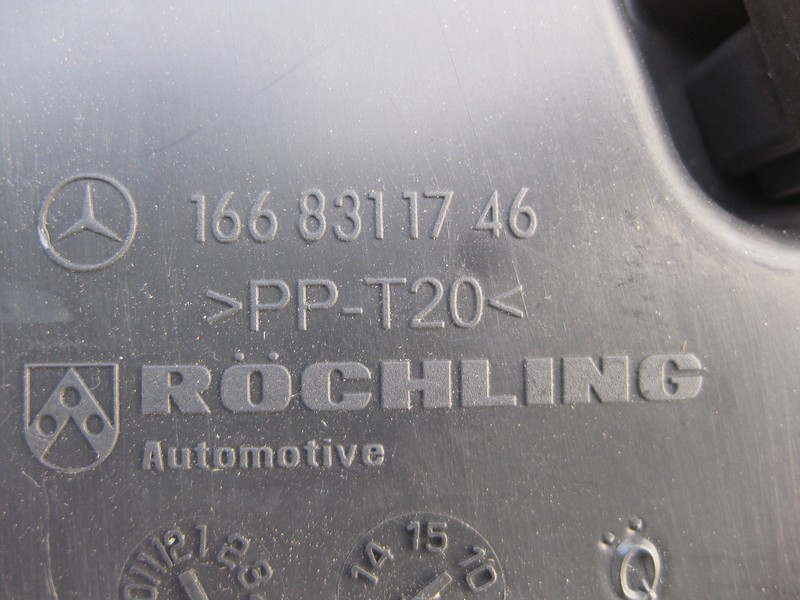 Mercedes-Benz  A1668311746 Повітряний канал вентиляції в районі ніг заднього лівого пасажира ML W166 GL X166 Одеса - фото 3