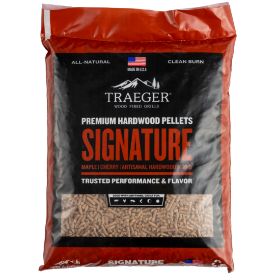 Пеллеты для гриля фирменная смесь Signature Blend 9кг 20л Traeger PEL346 Код: 009752 Ровно