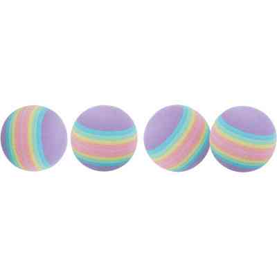 Іграшка для котів Trixie М'ячики райдужні 4 см 4 шт (4011905040974) Вінниця