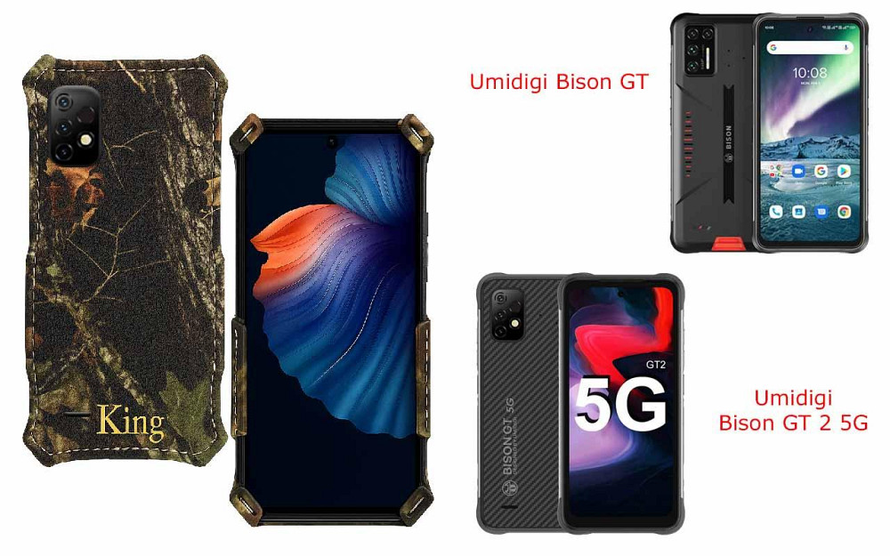 Бампер King для Umidigi Bison GT, Bison GT 2 5G, із посиленим корпусом, колір Дубок Київ - фото 1