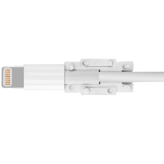 Захисна насадка UGREEN LP127 для кабелю Apple (Білі, 6 шт/уп) Николаев - изображение 5